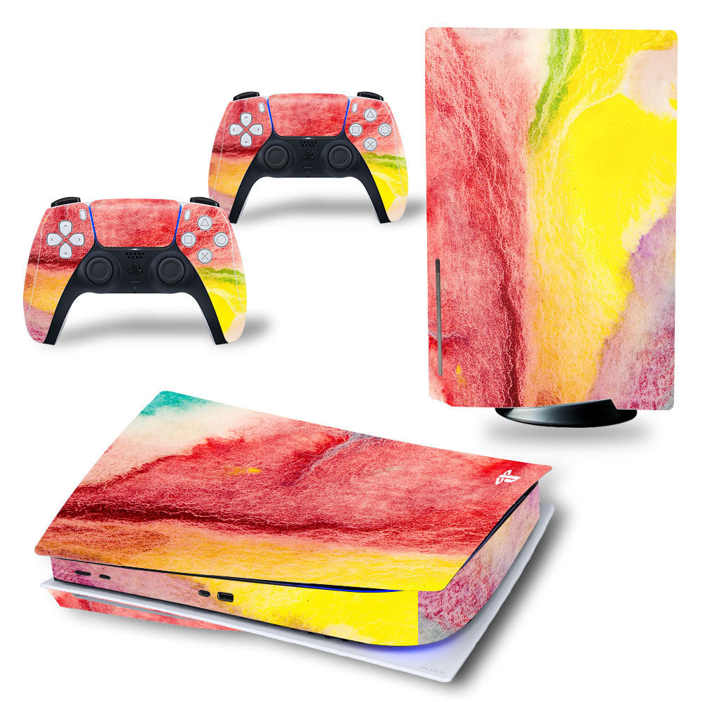 JMT-752074 Vinyl Decals for PS5 Disk Drive Edition - Marble Design Console and Controller Skins