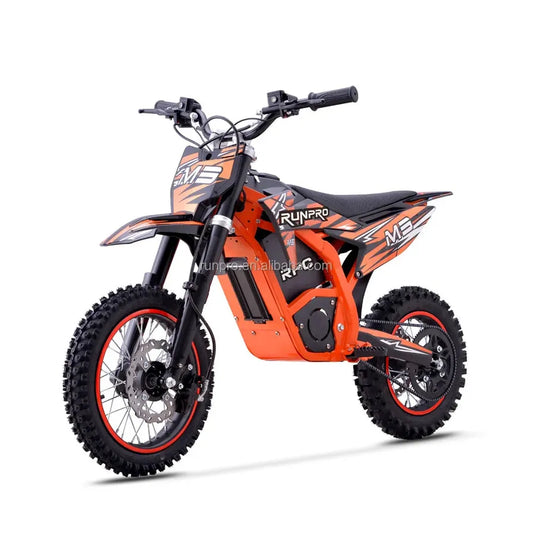 JMT-752522 1300W/1800W Electric Dirt Bike for Kids and Adults 12/10 & 14/12 Wheels , Top Speed 27.9 mph