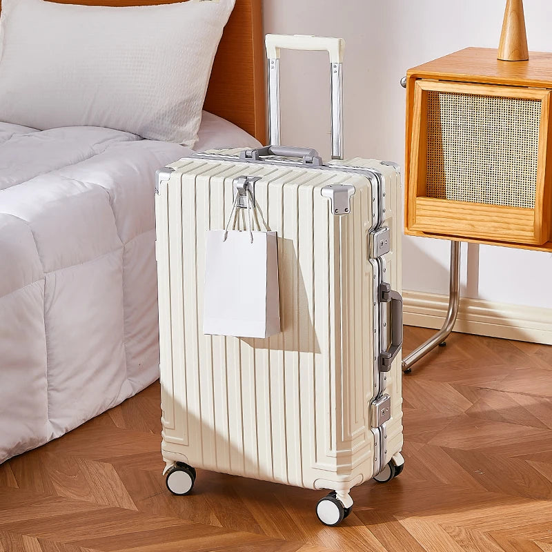JMT-752650 Aluminium 3-Piece Travel Carry-On Luggage Set with Telescopic Handle