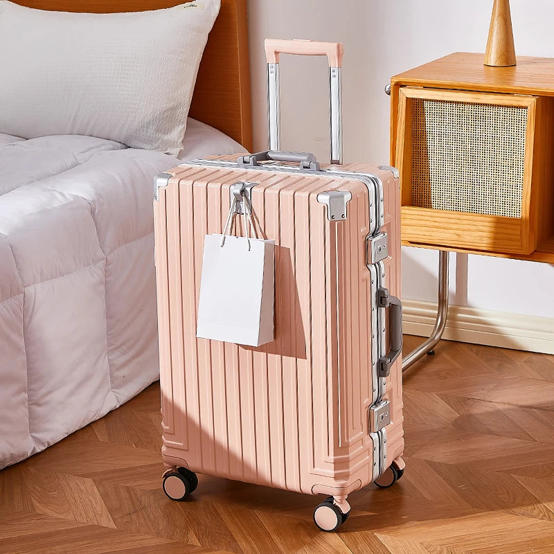 JMT-752650 Aluminium 3-Piece Travel Carry-On Luggage Set with Telescopic Handle