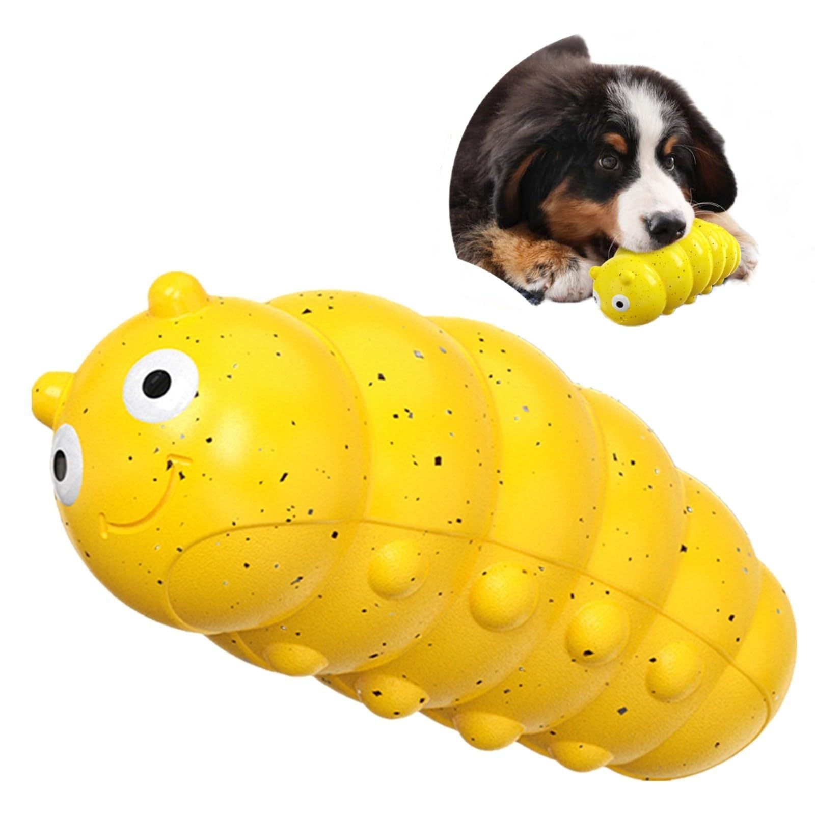 JMT-752906 Indestructible Squeaky Dog Chew Toy for Aggressive Chewers - Durable Food Grade Material for Medium Dogs