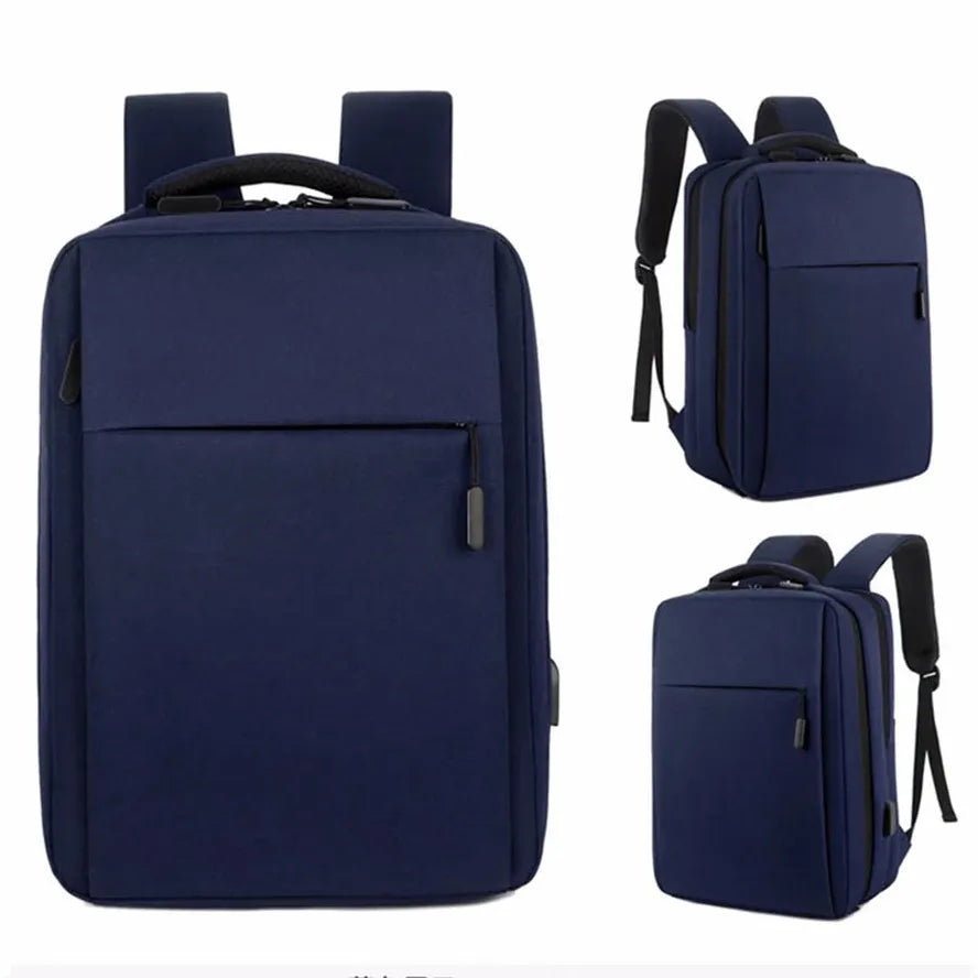 JMT-753162 Large Capacity 17-Inch Unisex Laptop Backpack with USB Port for Office and Casual Use