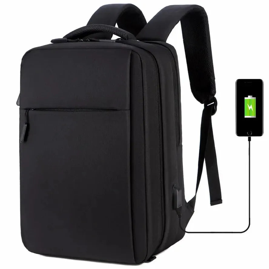 JMT-753162 Large Capacity 17-Inch Unisex Laptop Backpack with USB Port for Office and Casual Use