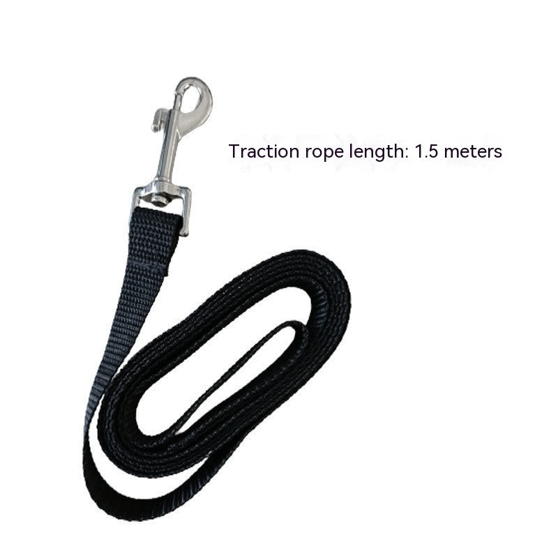 JMT-754250 Adjustable Chest Strap and Leash Set for Pets, Durable Polyester Material, Multiple Sizes Available