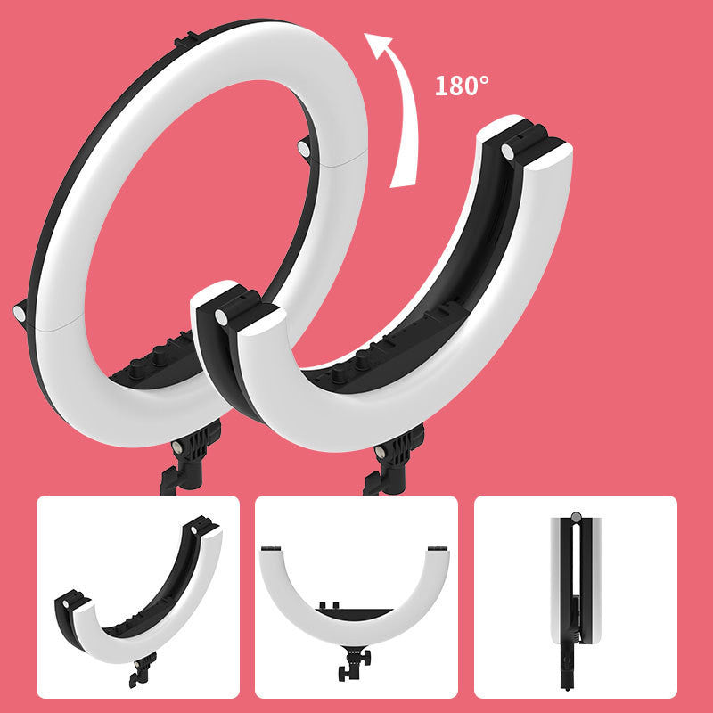 JMT-754762 18-Inch Folding Fill Light with Remote Control and Three Color Temperature Adjustments