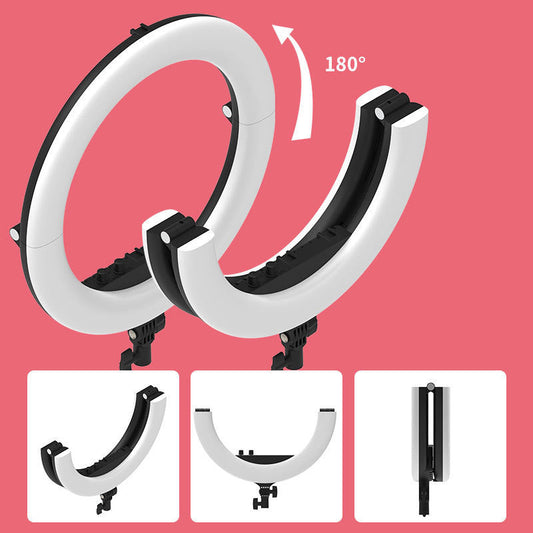 JMT-754762 18-Inch Folding Fill Light with Remote Control and Three Color Temperature Adjustments