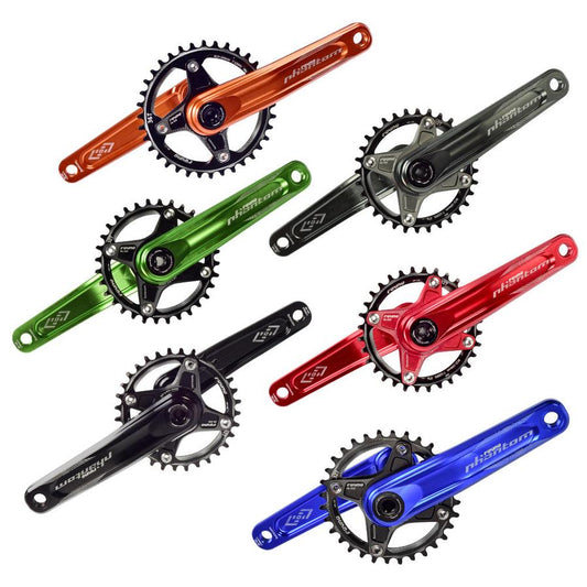 JMT-754826 Aluminum Alloy CNC Mountain Bike Crank 104 BCD GXP Compatible