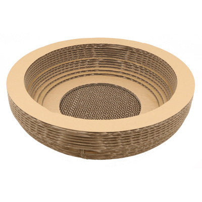 JMT-755082 Cat Scratch Board - Paper Material, 40cm Diameter, Ideal for Claw Grinding, Durable and Functional Design