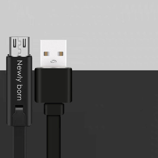 JMT-755082 Versatile 1.5m USB Data Cable for iPhone, Android, and Type-C Devices - Cuttable Single Head Design