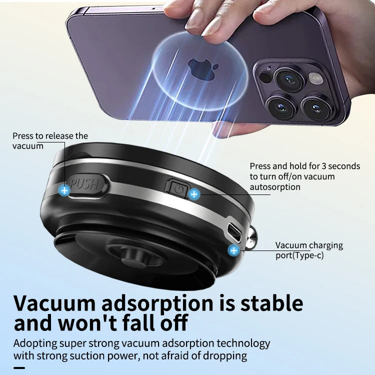JMT-755722 Magnetic Suction Phone Holder for Easy Installation on Car Glass – Universal Compatibility for All Smartphone Models