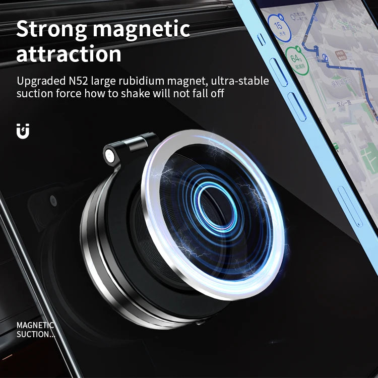 JMT-755722 Magnetic Suction Phone Holder for Easy Installation on Car Glass – Universal Compatibility for All Smartphone Models