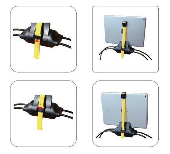 JMT-755914 Adjustable Universal Tablet Stand with Flexible Legs for Comfortable Viewing