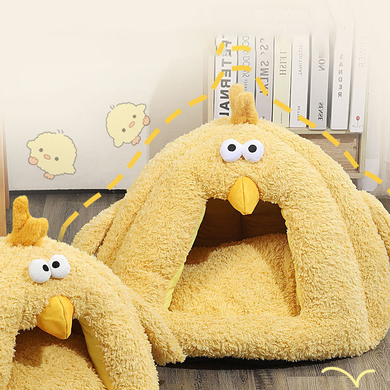 JMT-756362 Cozy Warm Cat Nest for Fall and Winter - Medium and Large Sizes Available