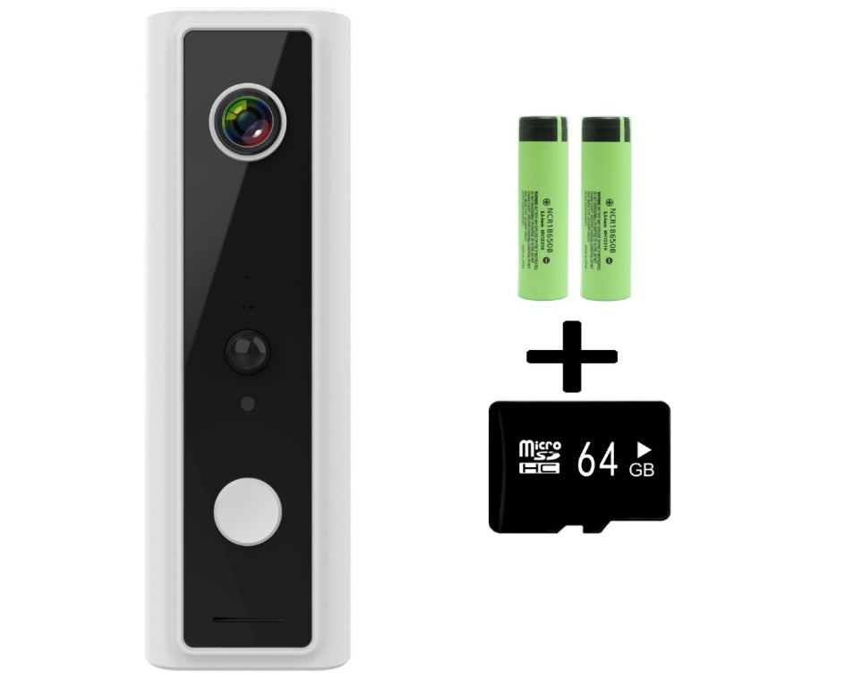 JMT-756682 Smart WiFi Video Doorbell Camera with Intercom and Night Vision Capability