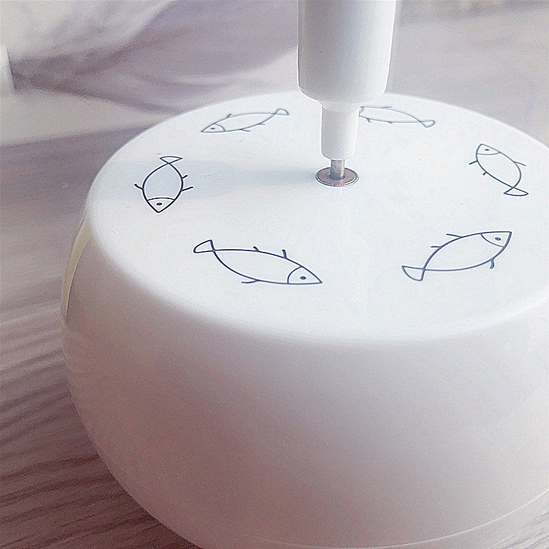 JMT-757194 Electric Cat Toy with Feather Turn Tumbler - Interactive Plastic Design for Playful Pets