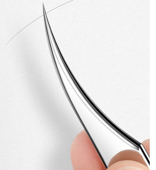 JMT-757194 Eyelash Grafting Tool Set with Stainless Steel Clips - 3-Piece Combination of Peacock, Dolphin & Gold Feather Clips