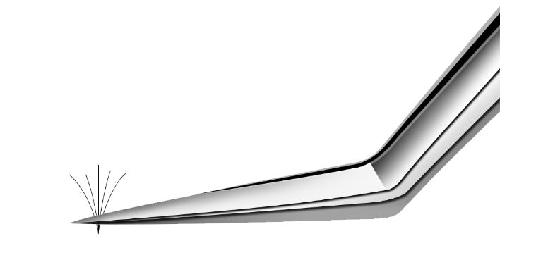 JMT-757194 Eyelash Grafting Tool Set with Stainless Steel Clips - 3-Piece Combination of Peacock, Dolphin & Gold Feather Clips