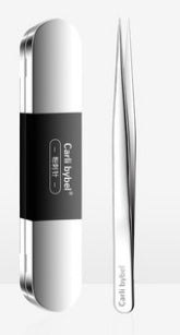 JMT-757194 Eyelash Grafting Tool Set with Stainless Steel Clips - 3-Piece Combination of Peacock, Dolphin & Gold Feather Clips