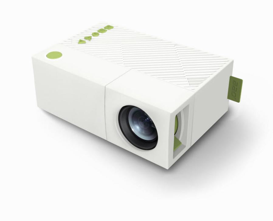 JMT-757386 Compact Le Jiada YG300 HD Micro Projector for Front Projection - Portable and Lightweight Design