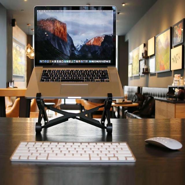 JMT-758218 Portable Laptop Stand with Adjustable Height for Ergonomic Comfort and Cervical Spine Protection