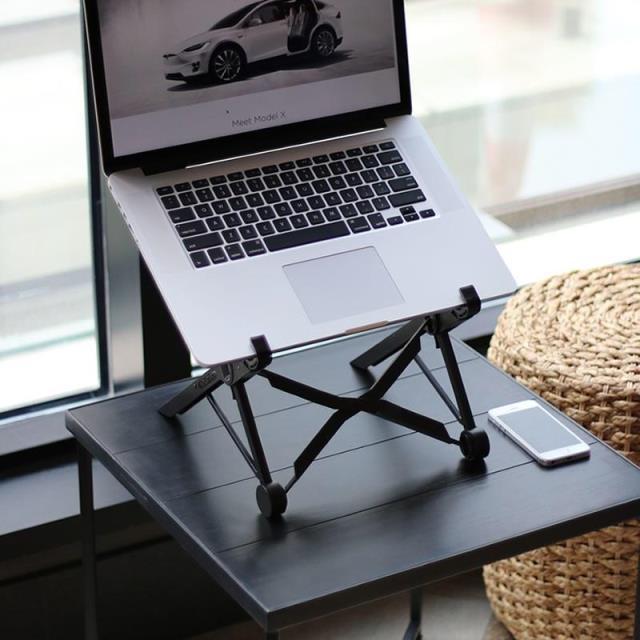 JMT-758218 Portable Laptop Stand with Adjustable Height for Ergonomic Comfort and Cervical Spine Protection