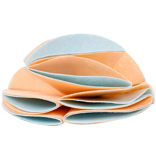 JMT-758346 Sniffing Training Pet Mats Set for Dogs - Multi-Size, Beige & Turquoise Felt Mats