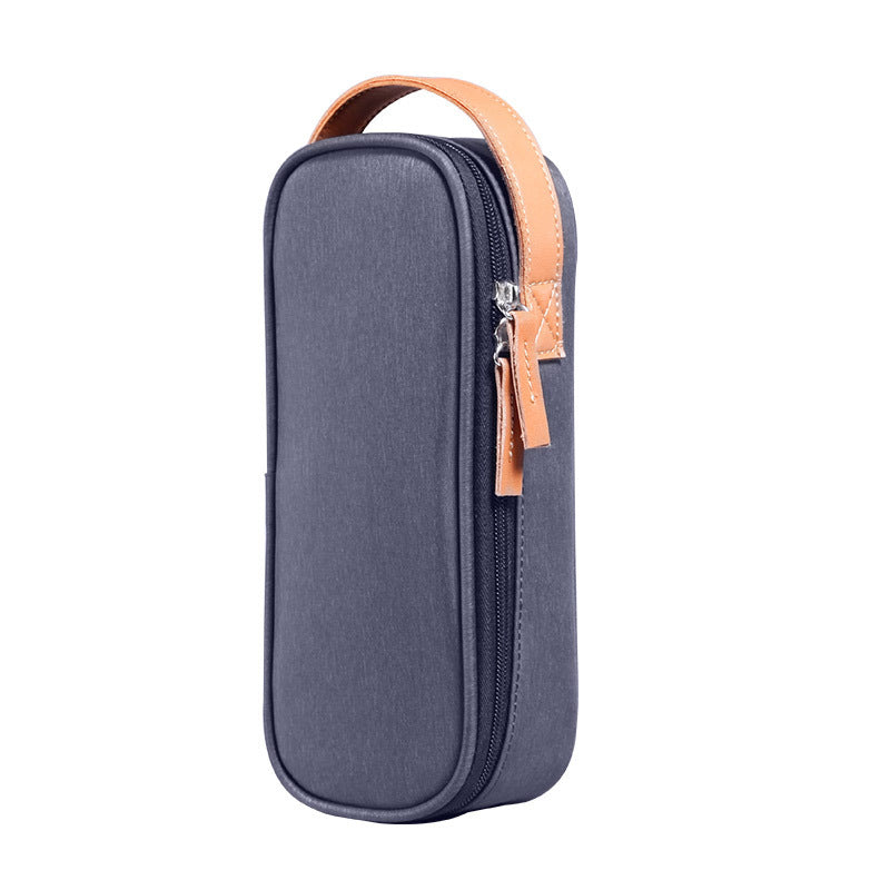 JMT-758538 Portable Protective Cover for Mobile Hard Disk and Cables in Imitation Leather
