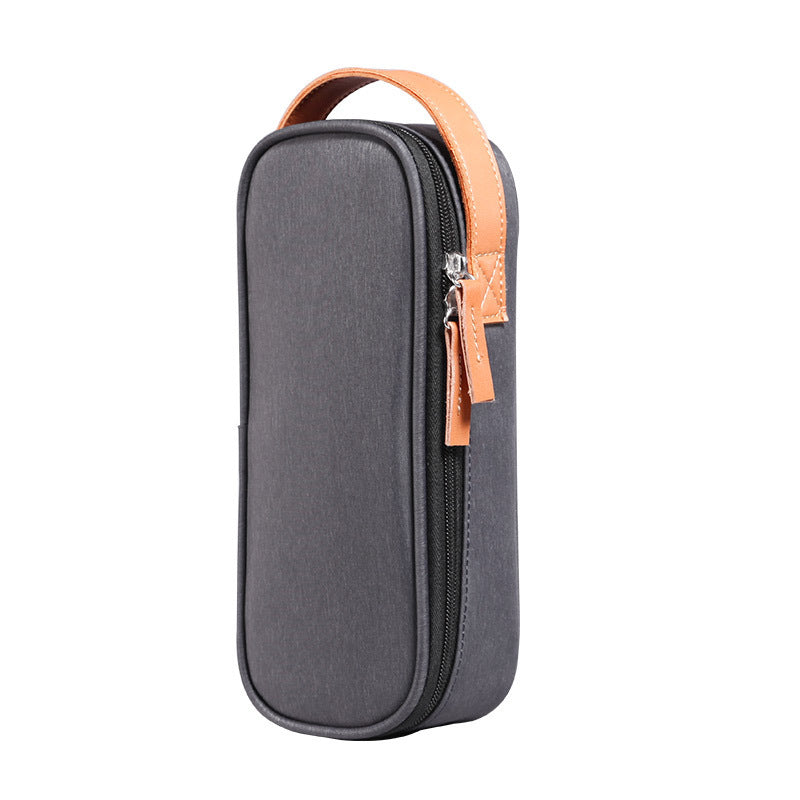 JMT-758538 Portable Protective Cover for Mobile Hard Disk and Cables in Imitation Leather