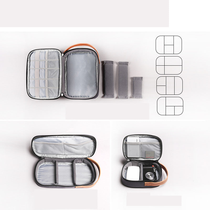 JMT-758538 Portable Protective Cover for Mobile Hard Disk and Cables in Imitation Leather