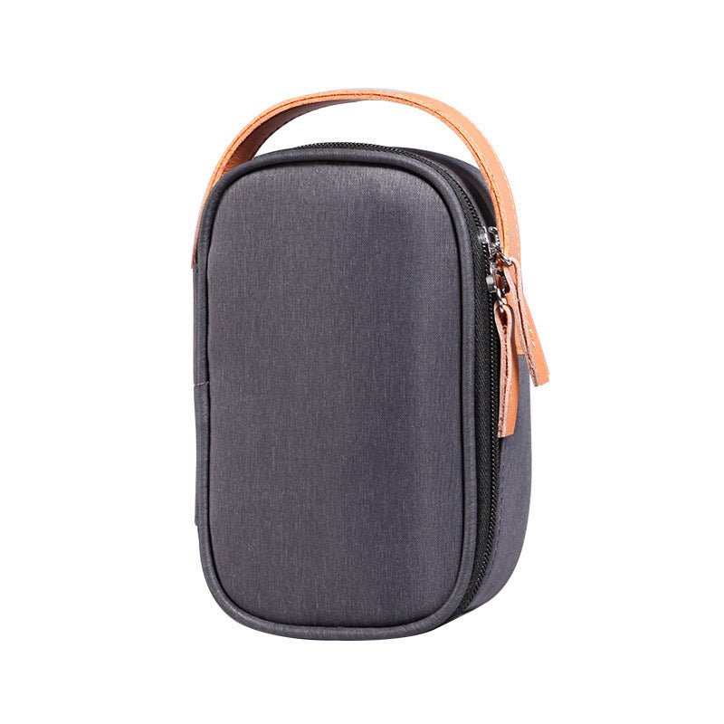 JMT-758538 Portable Protective Cover for Mobile Hard Disk and Cables in Imitation Leather