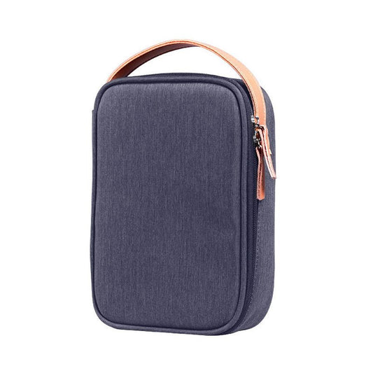 JMT-758538 Portable Protective Cover for Mobile Hard Disk and Cables in Imitation Leather