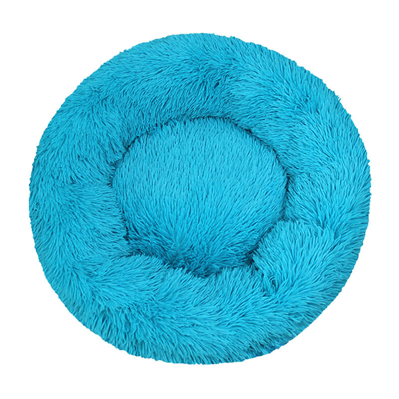 JMT-758666 Washable Round Plush Pet Bed in Various Sizes for Ultimate Comfort and Support