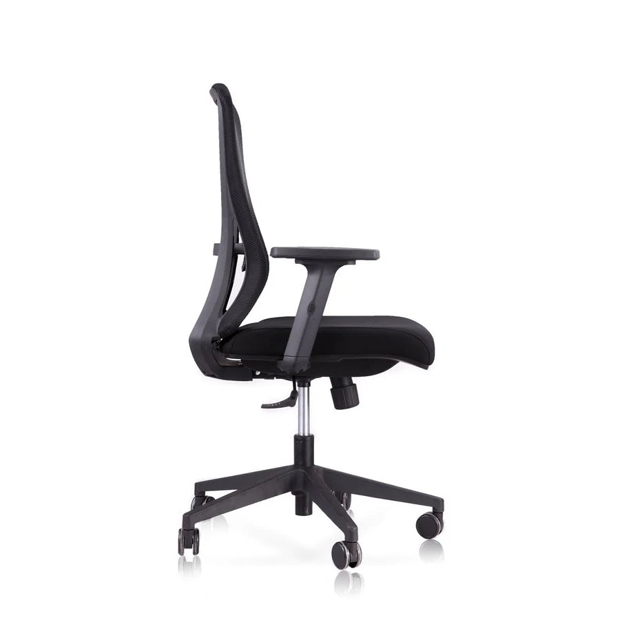 JMT-758794 Ergonomic Adjustable Mesh Office Chair with Swivel Function and High-End Lift Mechanism