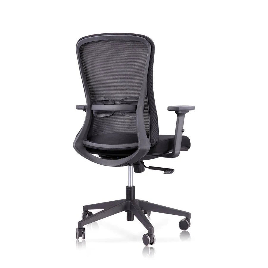 JMT-758794 Ergonomic Adjustable Mesh Office Chair with Swivel Function and High-End Lift Mechanism