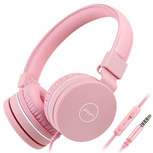 JMT-758858 Wired Headset for Mobile & Computer with Microphone - Comfortable Over-Ear Design, 40mm Speaker, 1.5m Cable, Available in Multiple Colors