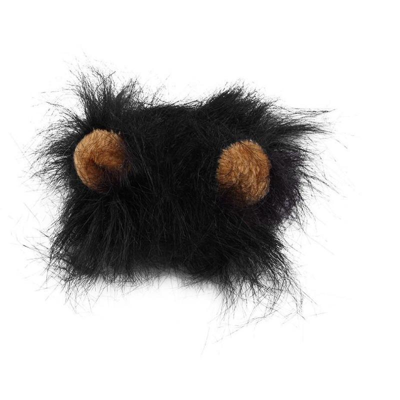 JMT-759178 Pet Lion Mane Costume Hat for Small Dogs and Cats - Fun Halloween and Festival Accessory