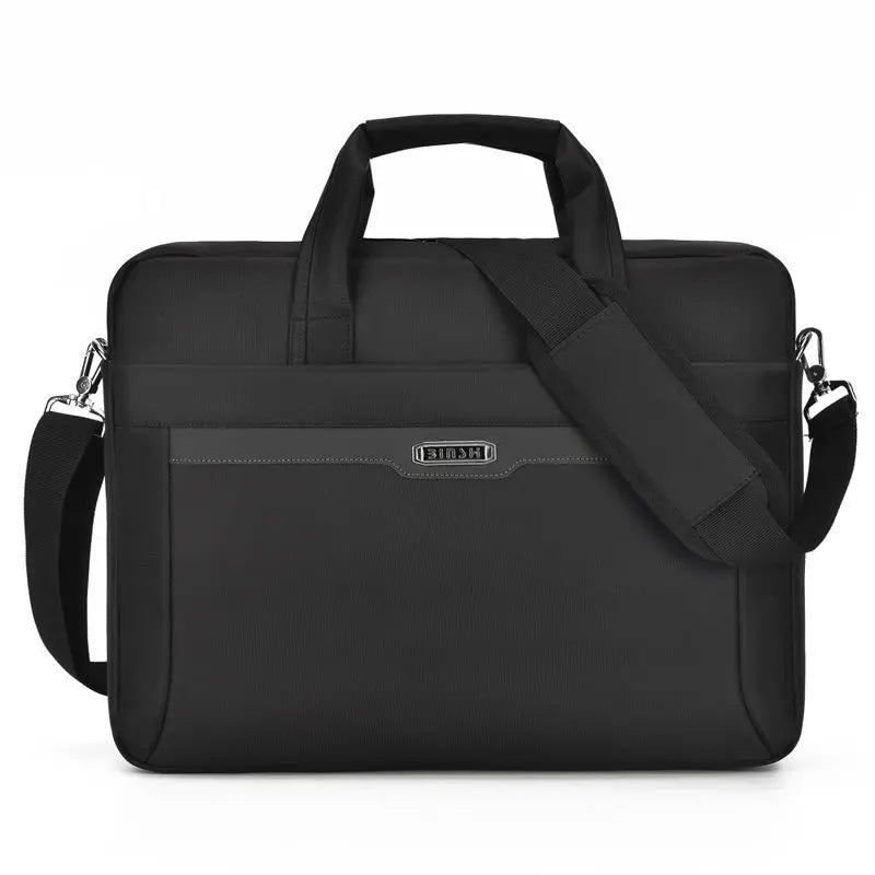 JMT-759178 Slim Business Laptop Bag – Waterproof Nylon for 15.6-Inch Laptops, Men's Casual Computer Tote