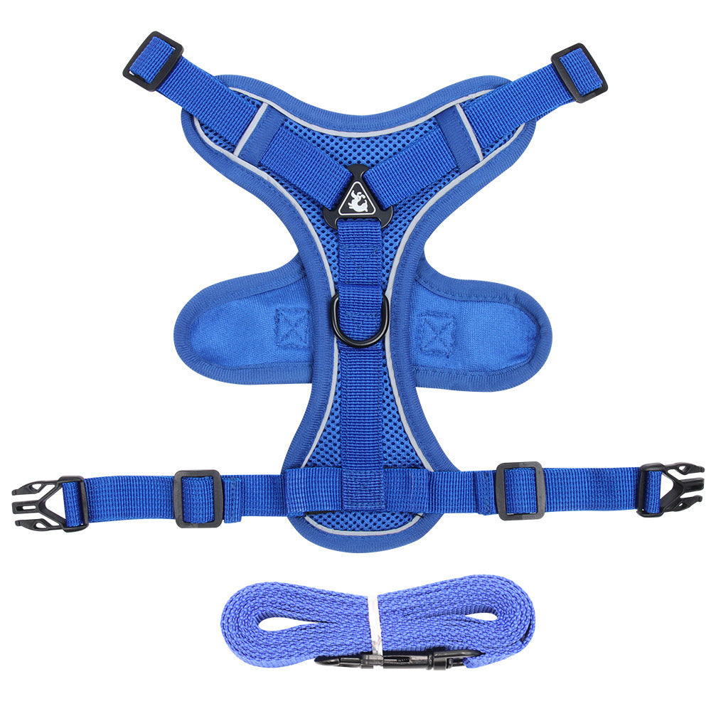 JMT-759690 Adjustable Soft Mesh Cat Harness and Leash Set for Safe Outdoor Adventures