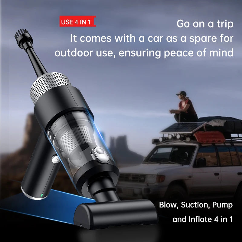 JMT-759818 Portable 3-in-1 Wireless Handheld Vacuum Cleaner for Cars and Home Use