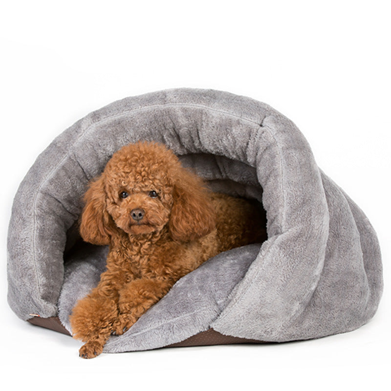 JMT-759818 Removable and Washable Cat & Dog Nest with Plush and Oxford Fabric Comfort