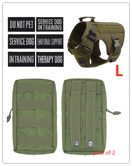 JMT-759882 Adjustable Tactical Dog Harness for German Shepherds - Durable and Comfortable Pet Gear