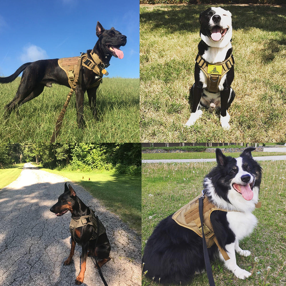 JMT-759882 Adjustable Tactical Dog Harness for German Shepherds - Durable and Comfortable Pet Gear