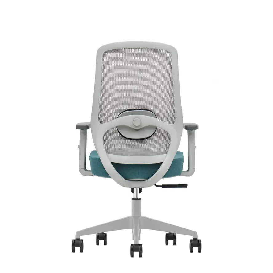 JMT-760266 Ergonomic Mesh Swivel Office Chair for Home and Conference Spaces, Modern Design in White