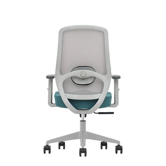 JMT-760266 Ergonomic Mesh Swivel Office Chair for Home and Conference Spaces, Modern Design in White