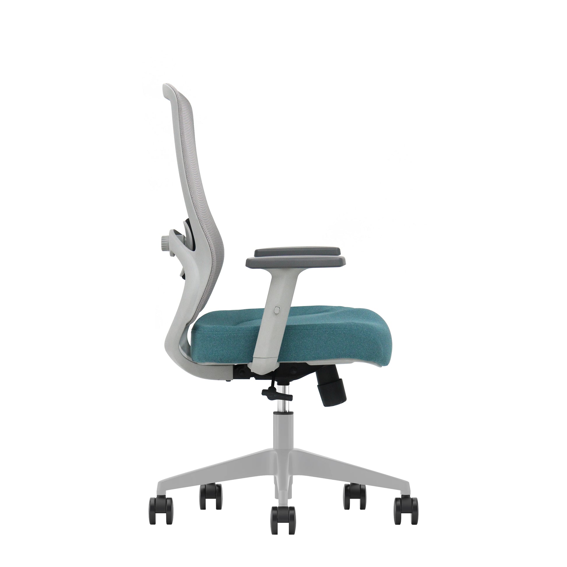 JMT-760266 Ergonomic Mesh Swivel Office Chair for Home and Conference Spaces, Modern Design in White