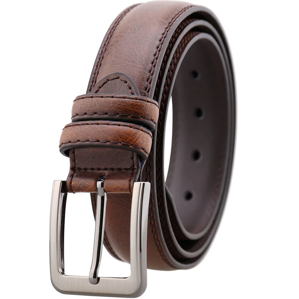 JMT-760266 Men's Pin Buckle Belt in Multiple Colours - Model ZK33-560, Width 3.3CM