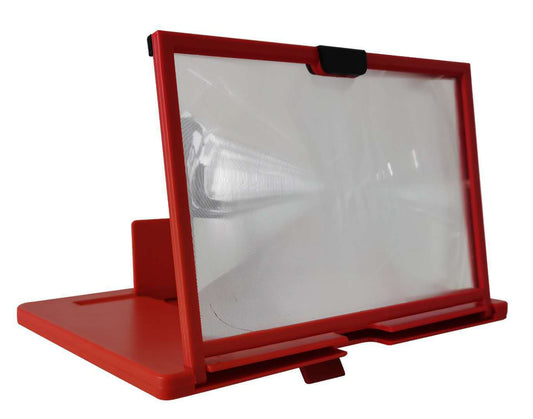 JMT-760522 3D HD Mobile Phone Screen Magnifier with Lazy Bracket for Desktop Use - Available in Multiple Colors