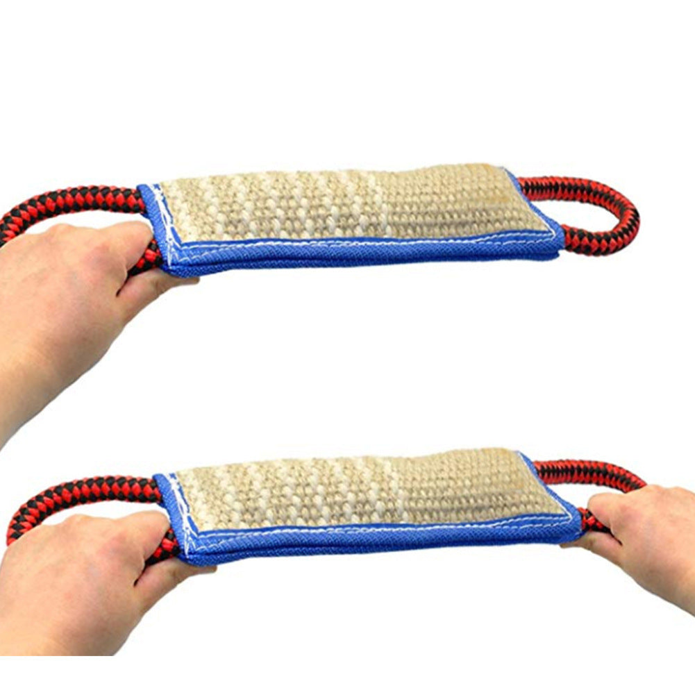 JMT-760650 Blue Edge Dog Training Bite Stick - Durable Linen, Available in 30 cm and 50 cm Sizes