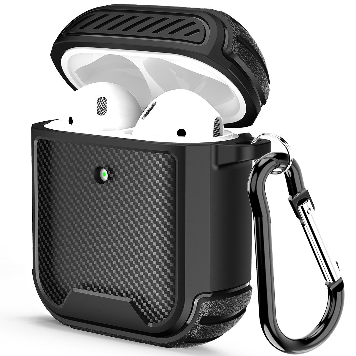 JMT-760842 AirPods Pro Carbon Fiber Case with TPU Protection - Compatible with AirPods 1st & 2nd Generation - Multiple Colors Available