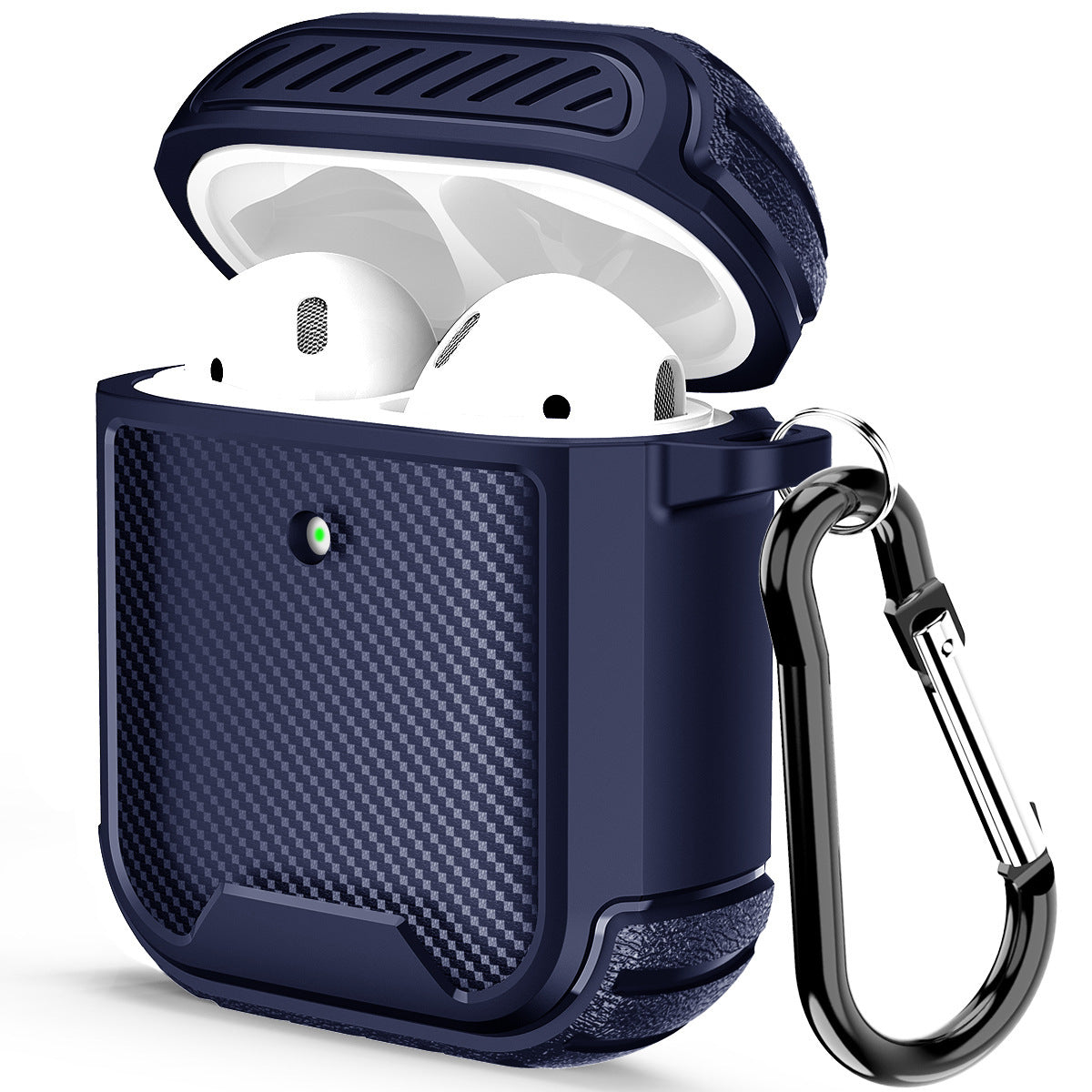 JMT-760842 AirPods Pro Carbon Fiber Case with TPU Protection - Compatible with AirPods 1st & 2nd Generation - Multiple Colors Available